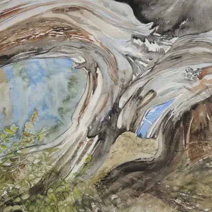 Baumwelten 1 :: Aquarell