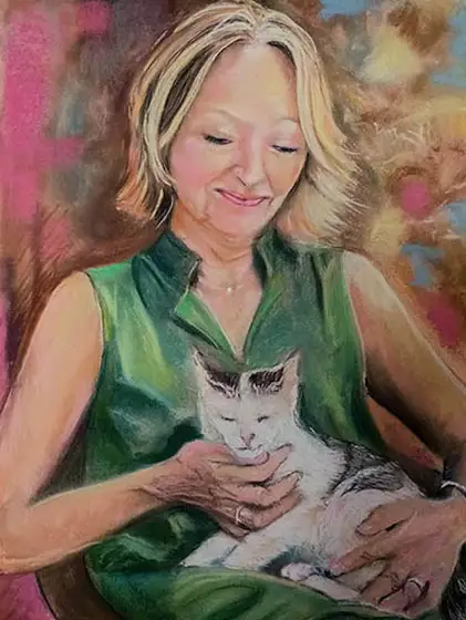 Streicheleinheiten :: Größe 65cm x 50cm :: Pastell