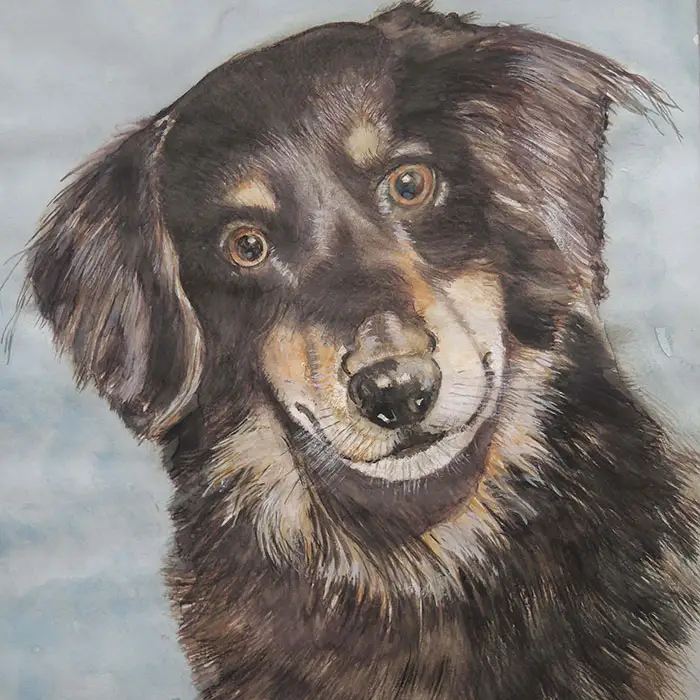 Auftragsarbeit :: Größe 56cm x 42cm :: Aquarell